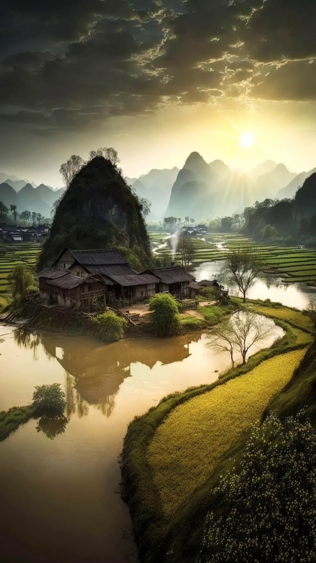 青山绿水