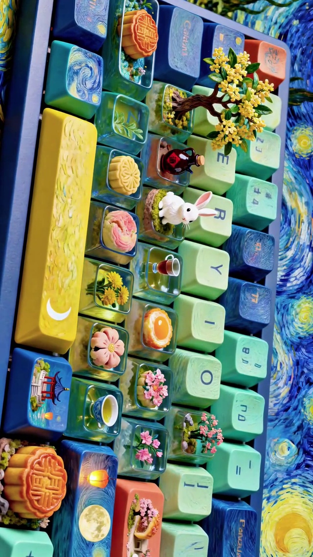 创意中秋键盘