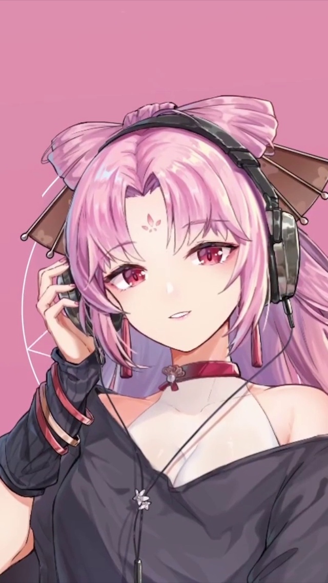 粉色可爱女孩