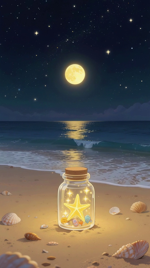 海边许愿瓶