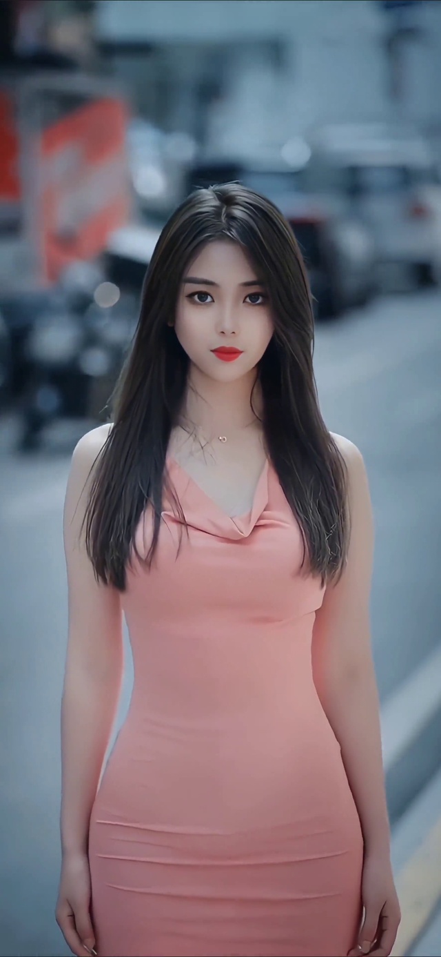 粉裙御姐清纯性感气质脱俗美少女