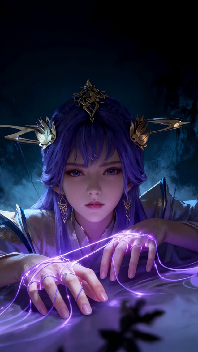 丝线控制·紫发魔女