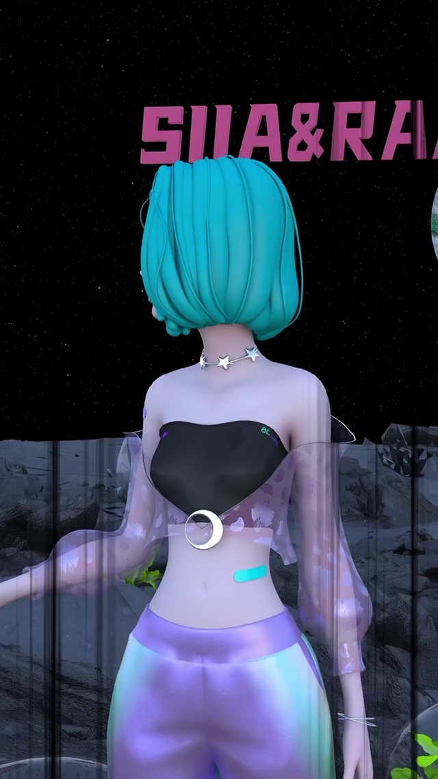 nft视觉艺术-菠菜少女