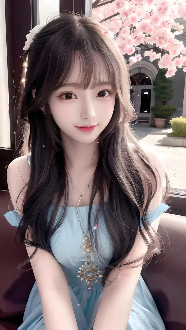 4k 长发甜甜美女