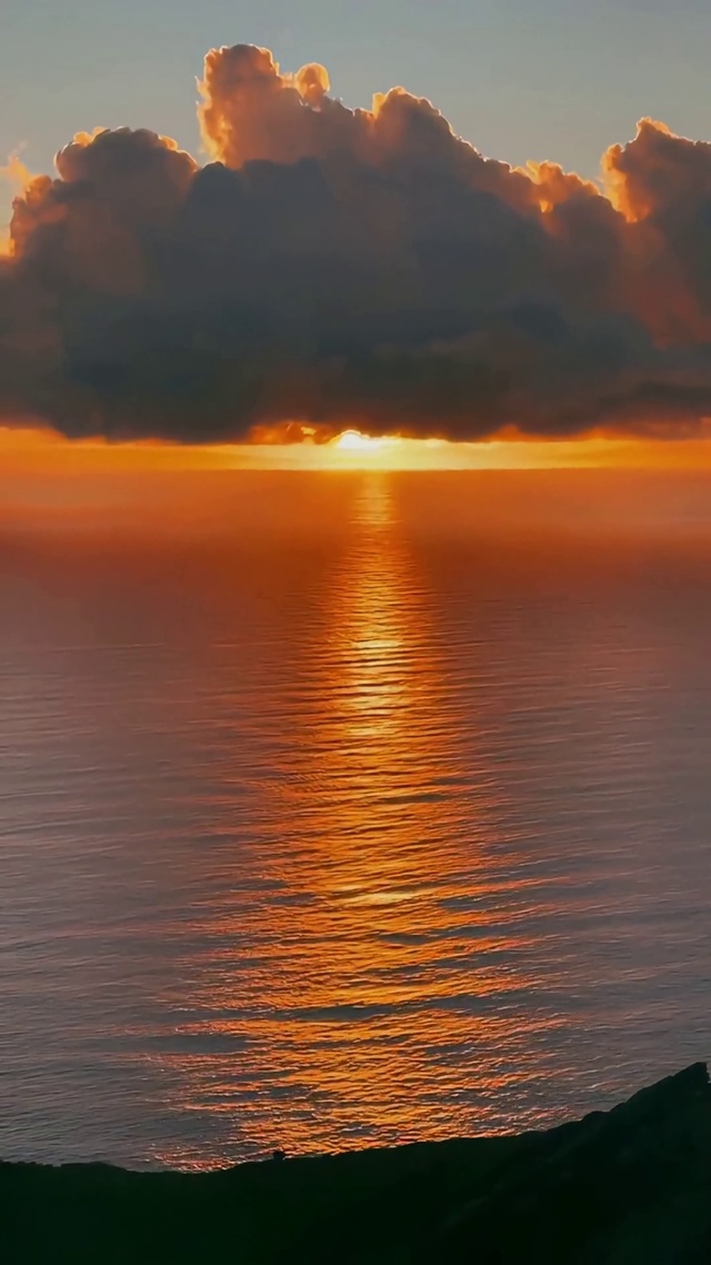 治愈风景·海边落日晚霞