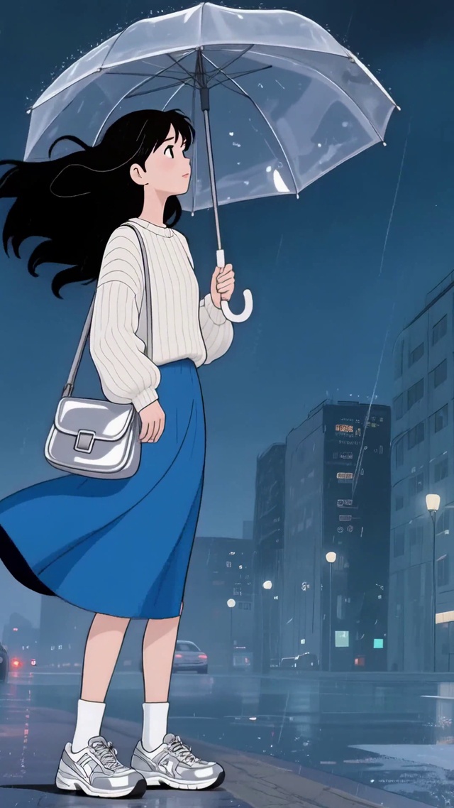 都市雨夜女孩