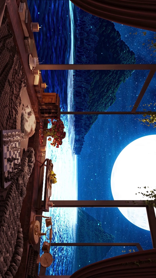 安静星夜升明月