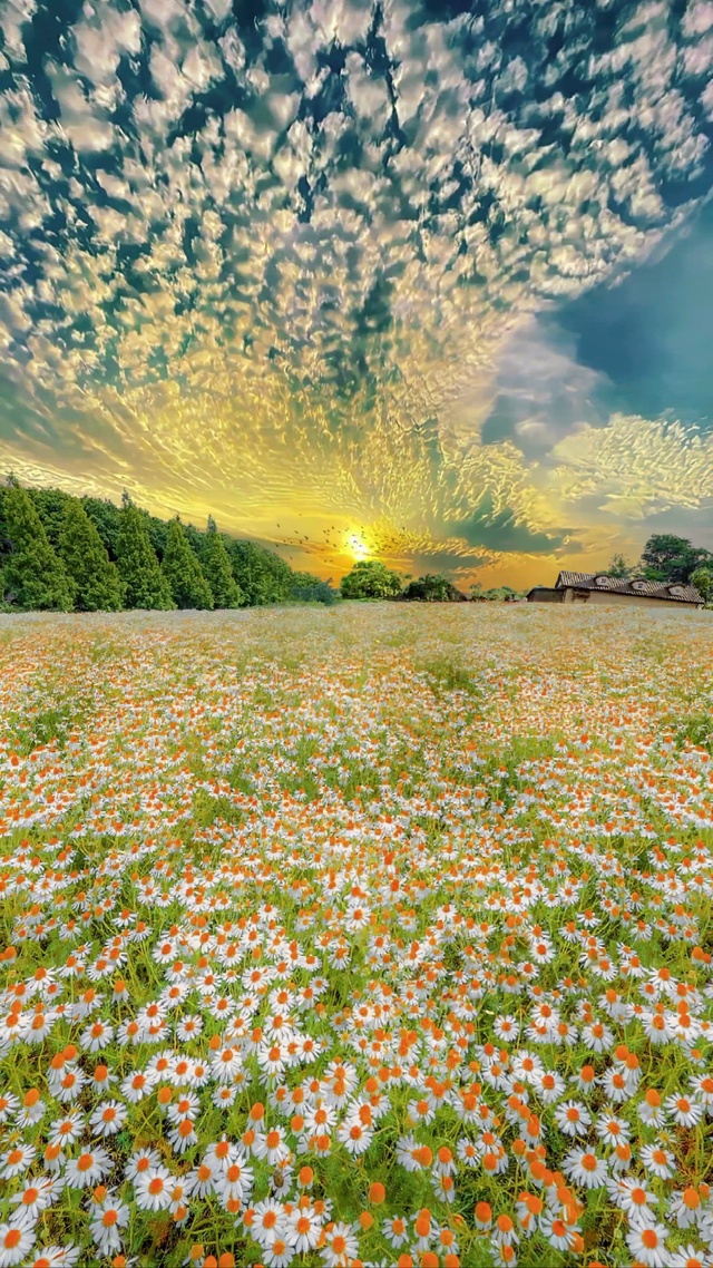 浪漫雏菊花海