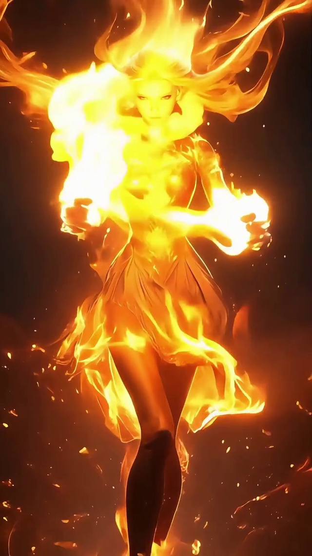 火焰女神变身