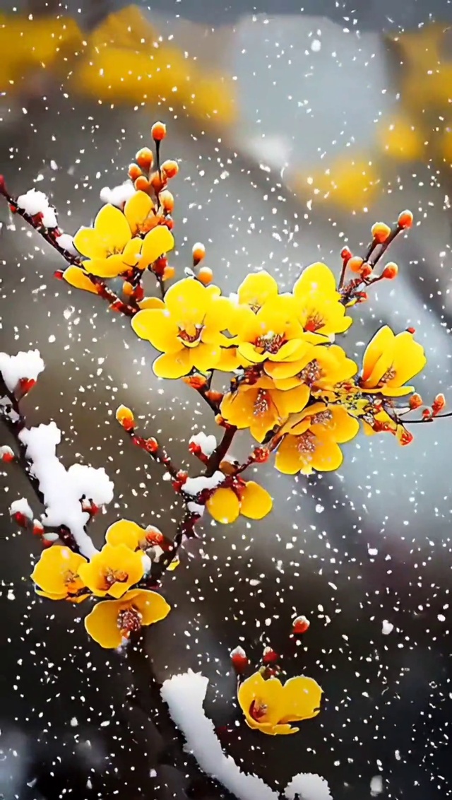 梅花爱雪雪不知