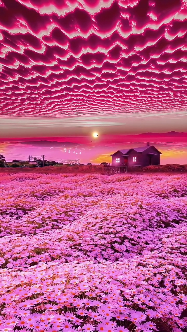 温柔浪漫的花海