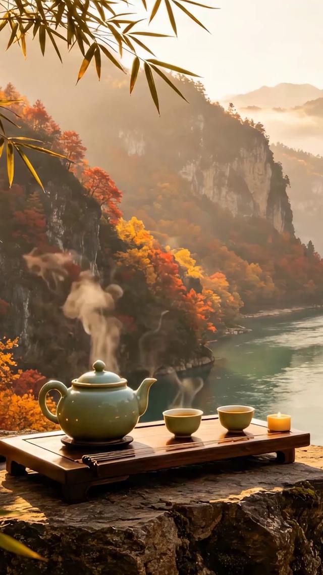 秋天山水