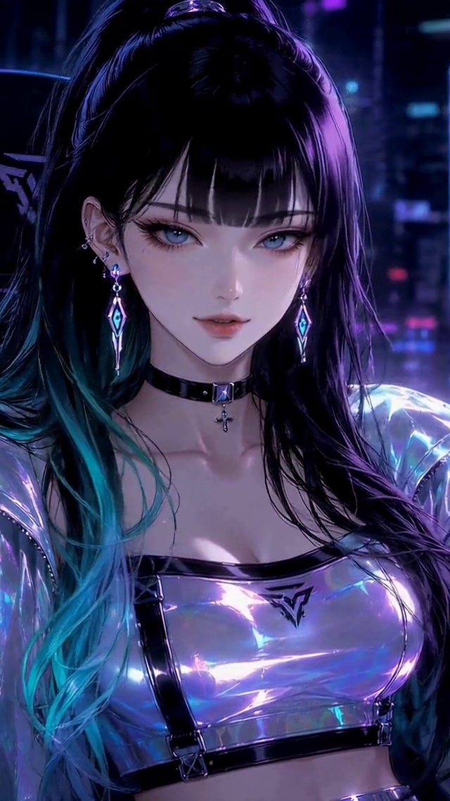 赛博朋克电竞美少女主播