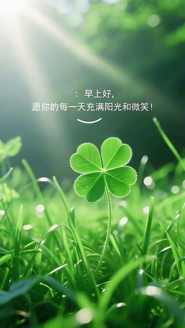 愿你每天好运不断