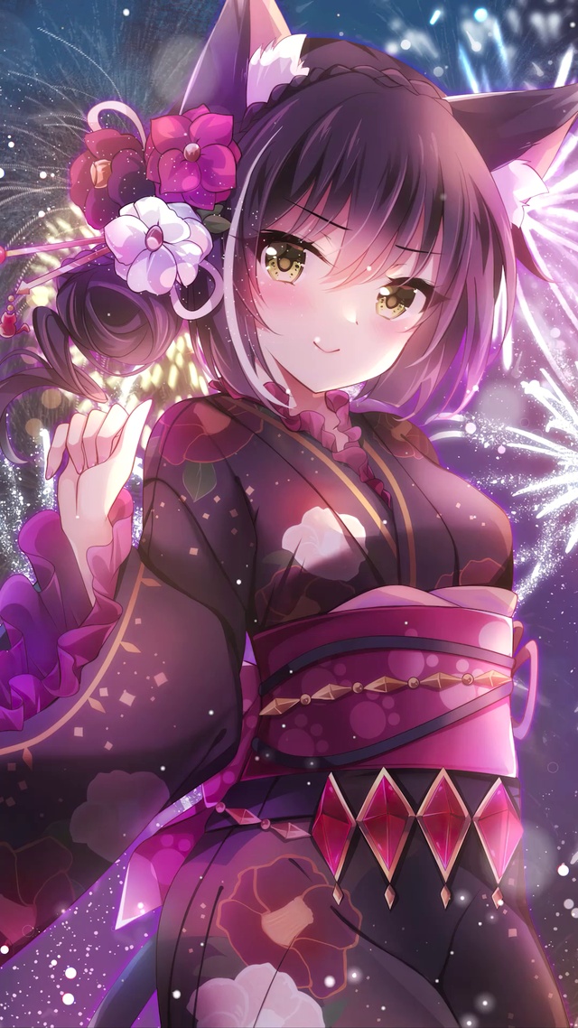 唯美烟火狐女