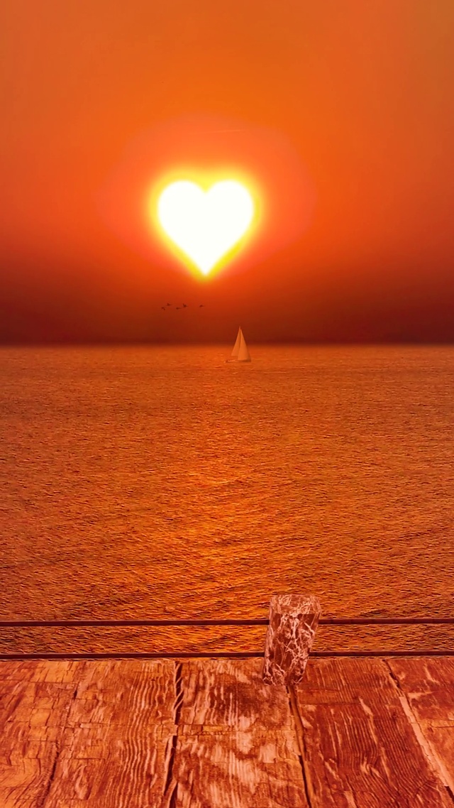 唯美夕阳