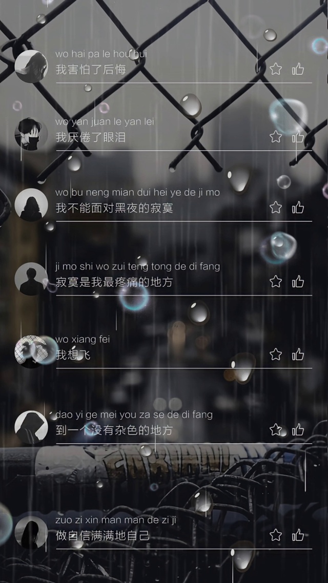 我不能面对黑夜的寂寞