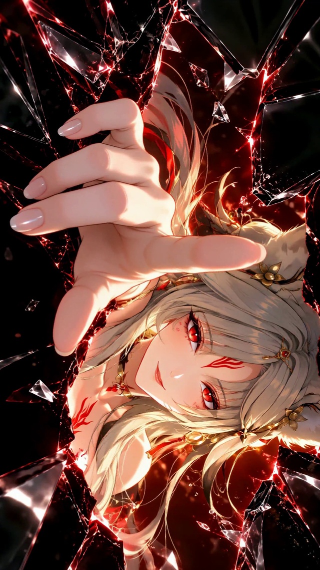 破屏红瞳狐耳少女-心月狐