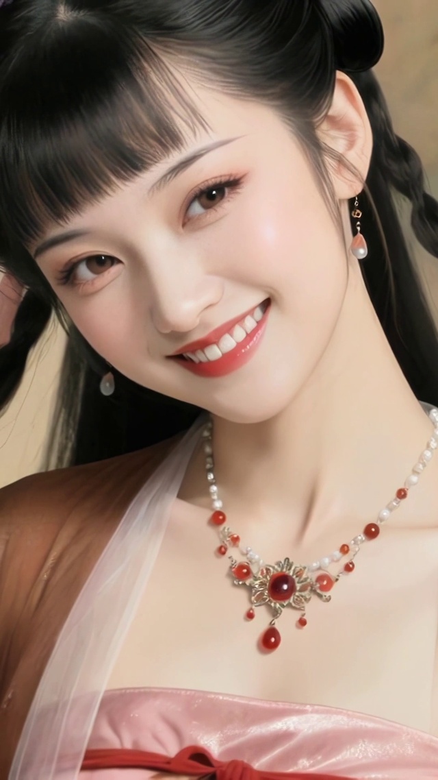 古风俏皮少女
