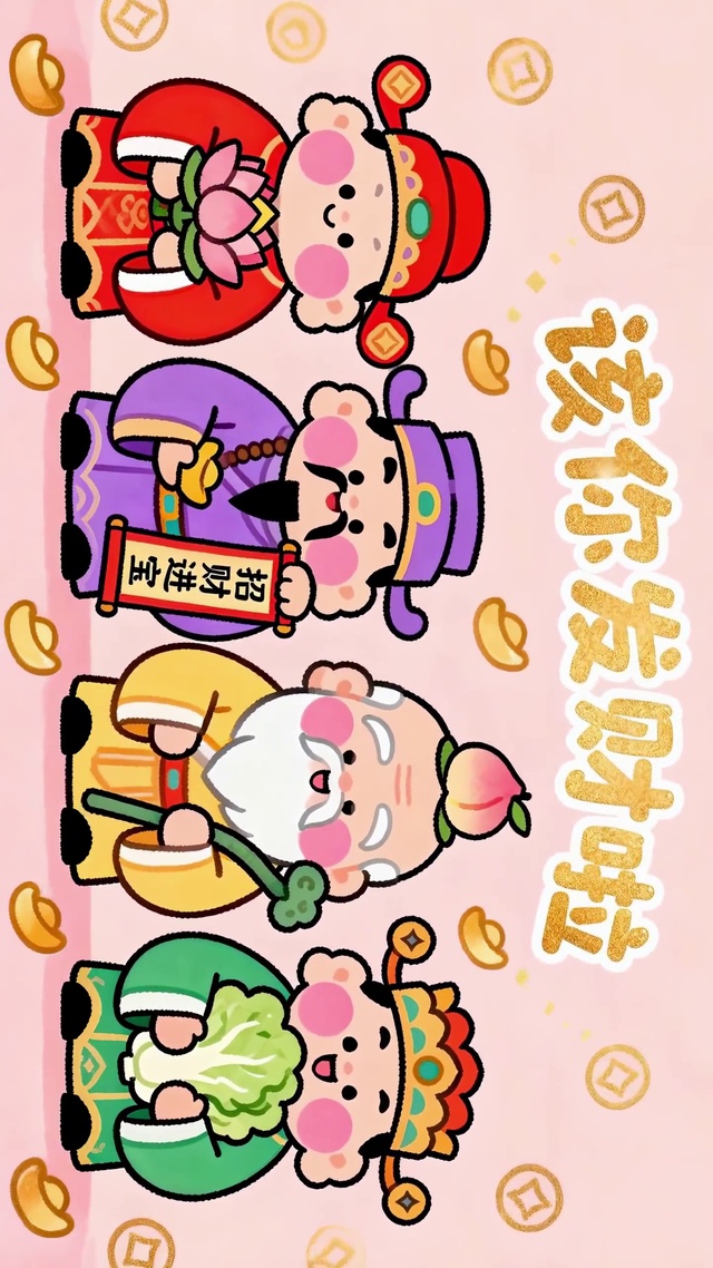 该你发财啦