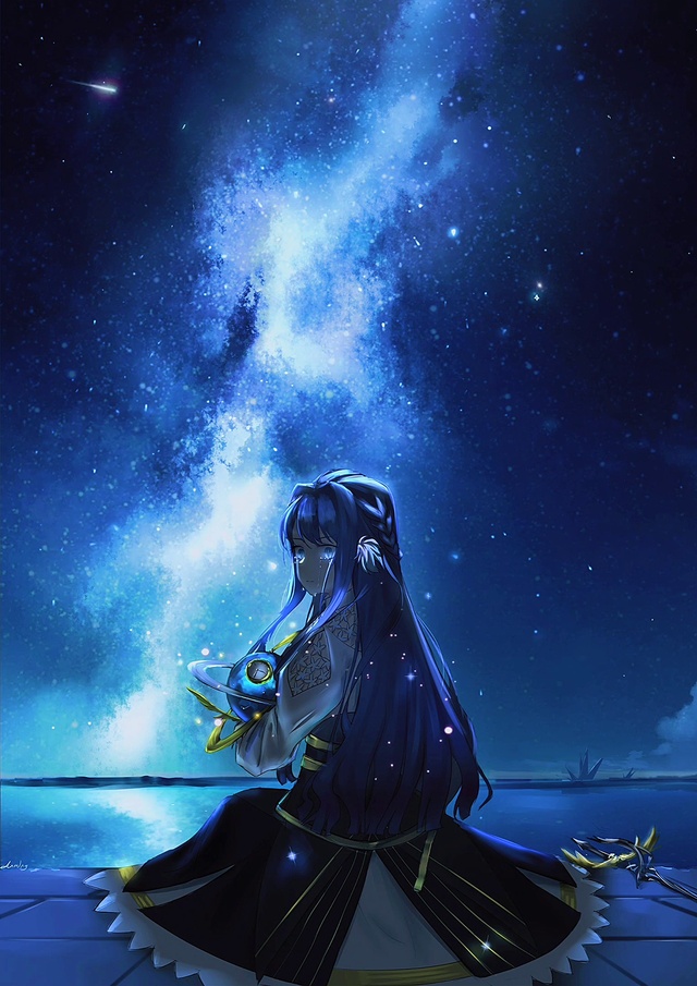 流星划过，泪也流落