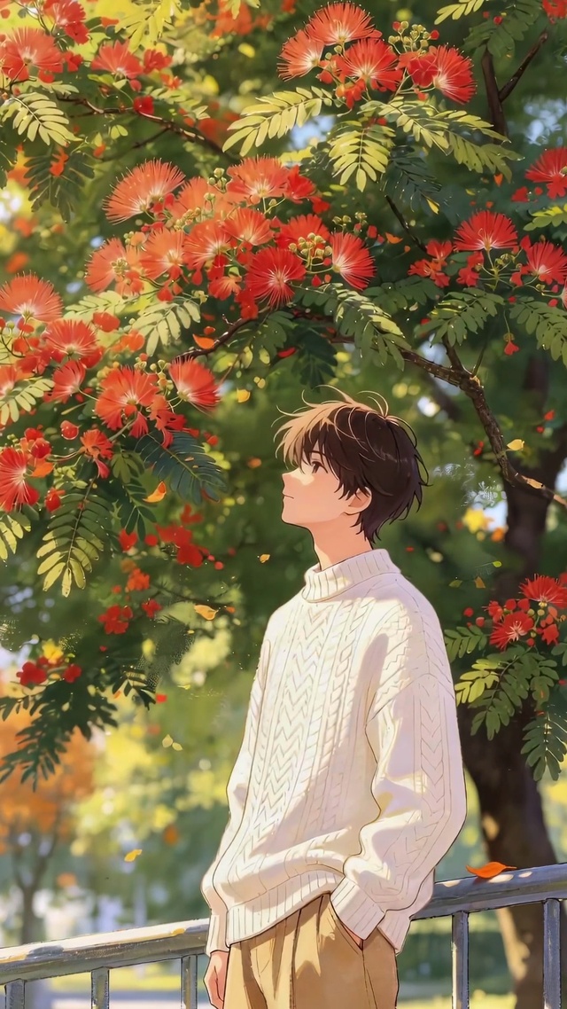 超美绒花树