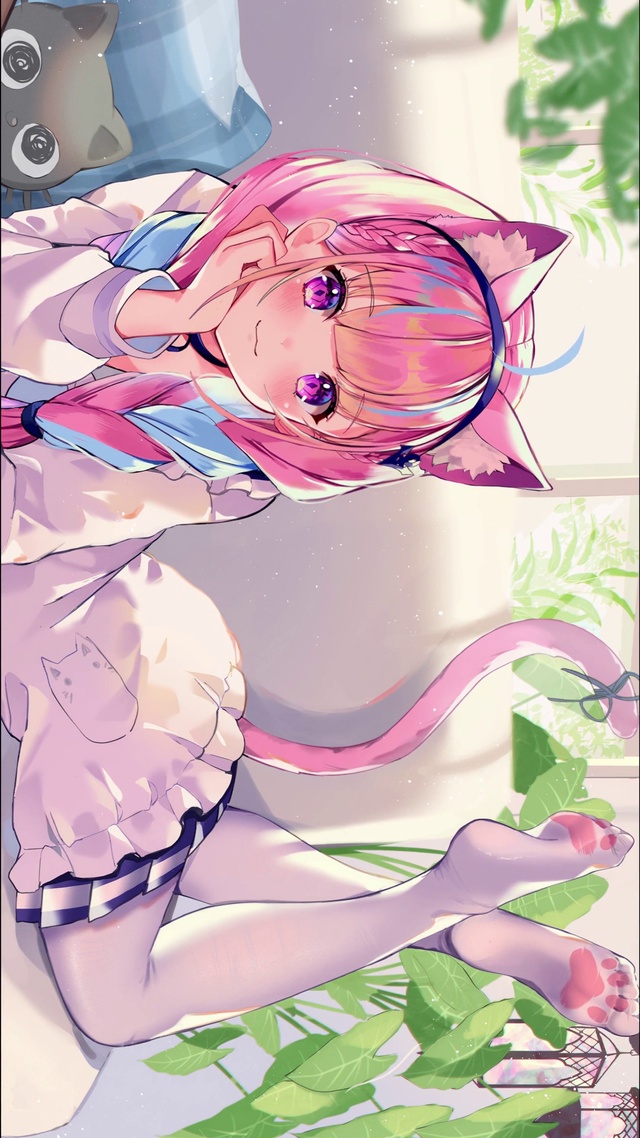 粉毛猫娘
