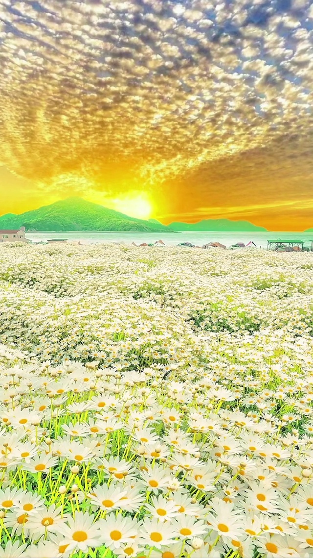 唯美小雏菊花海