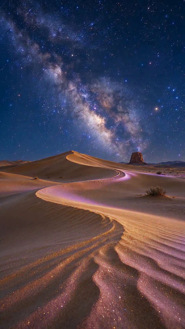金色沙漠星河