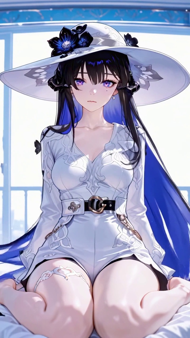 窗畔少女大丽花