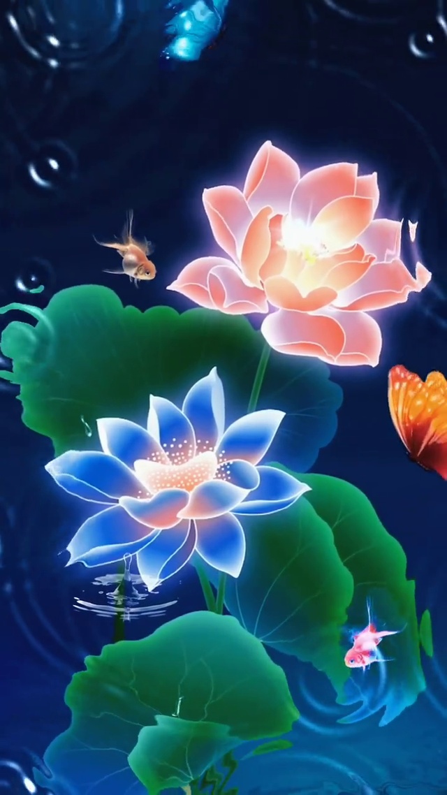 唯美荷花