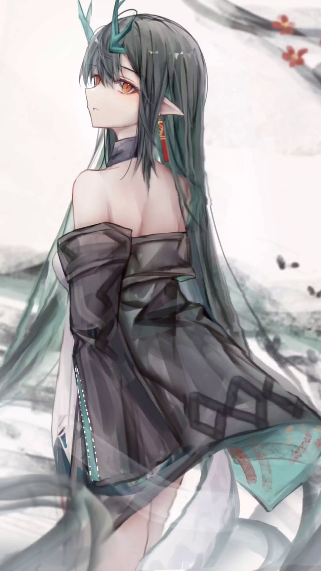 古风美女龙女仆（4k水墨风）