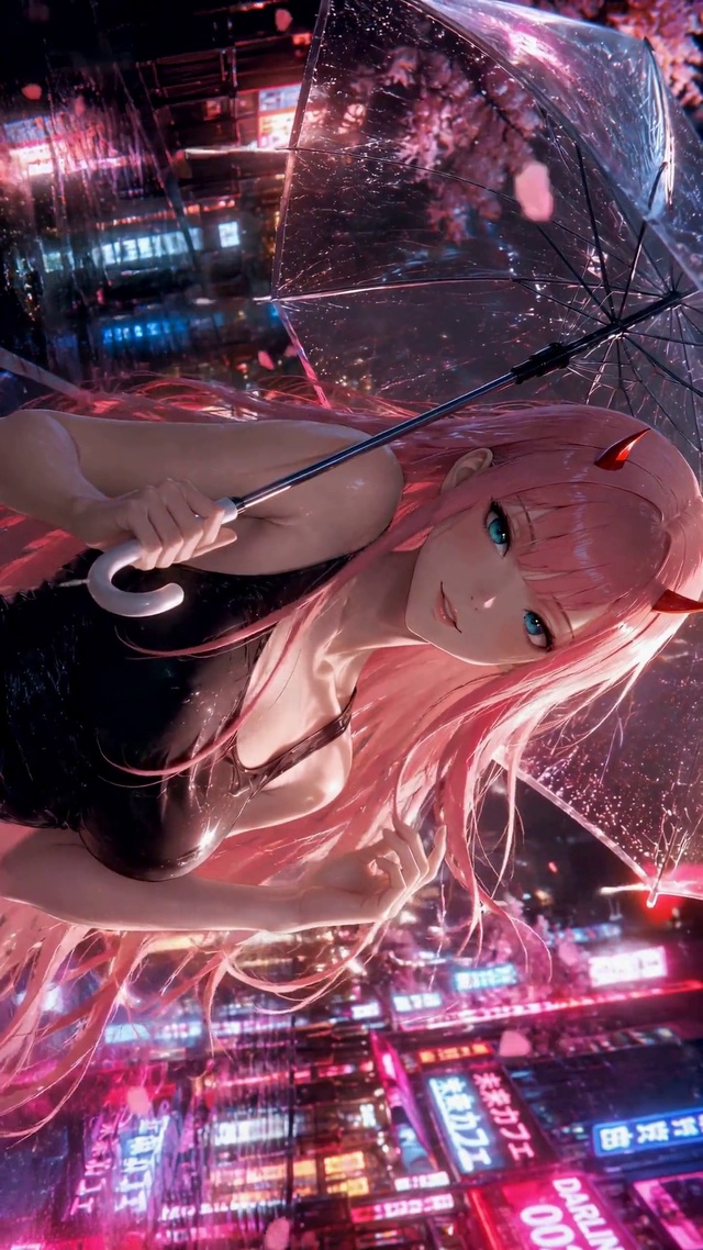 雨夜霓虹少女