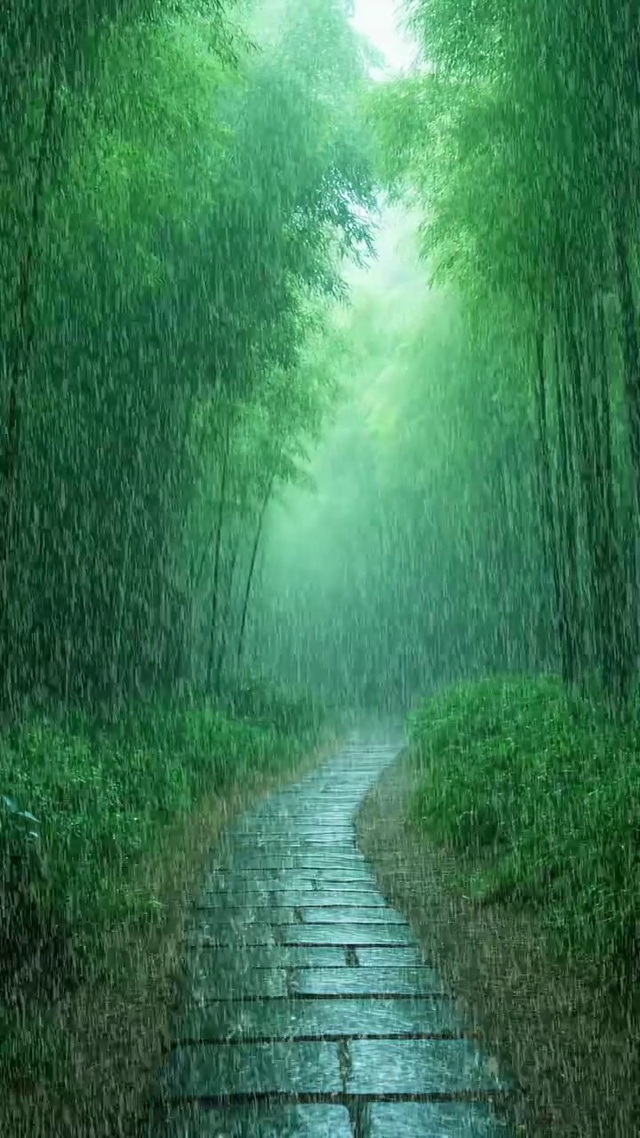 听雨是一种解压，看雨是一种宣泄