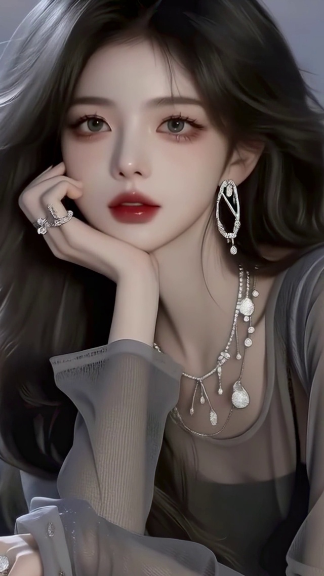 灰调暮色美人
