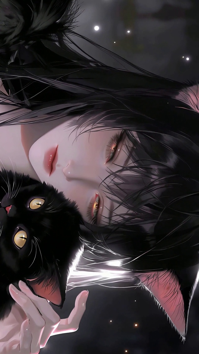 黑猫-猫耳少女
