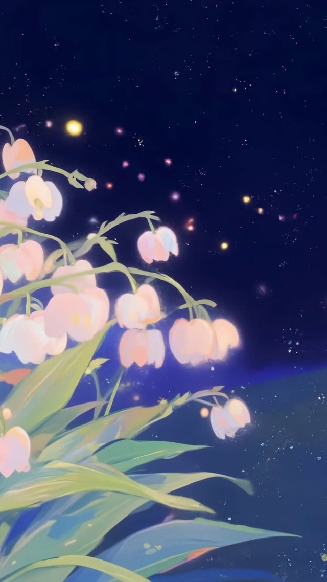 星空月牙铃兰
