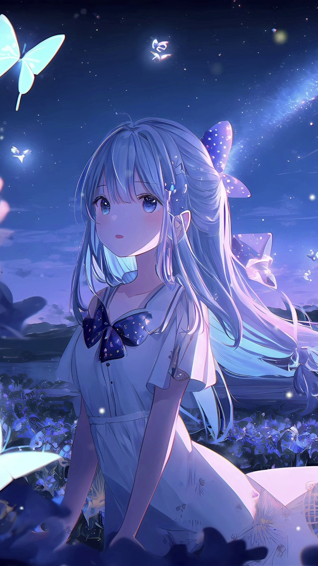 可爱唯美二次元清纯女生