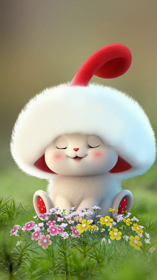 萌萌可爱的兔兔