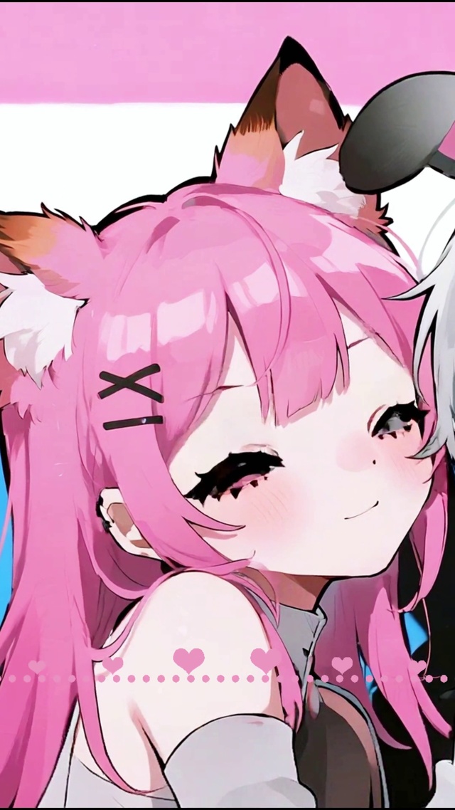 可爱狐狸和变扭兔子