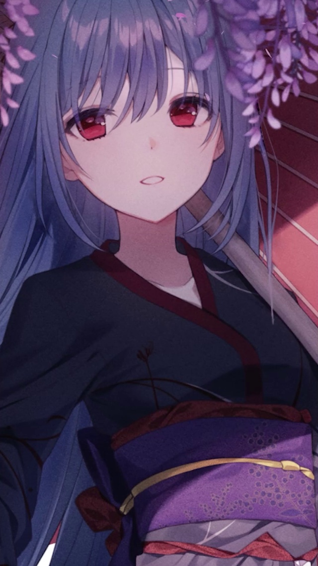 撑伞少女