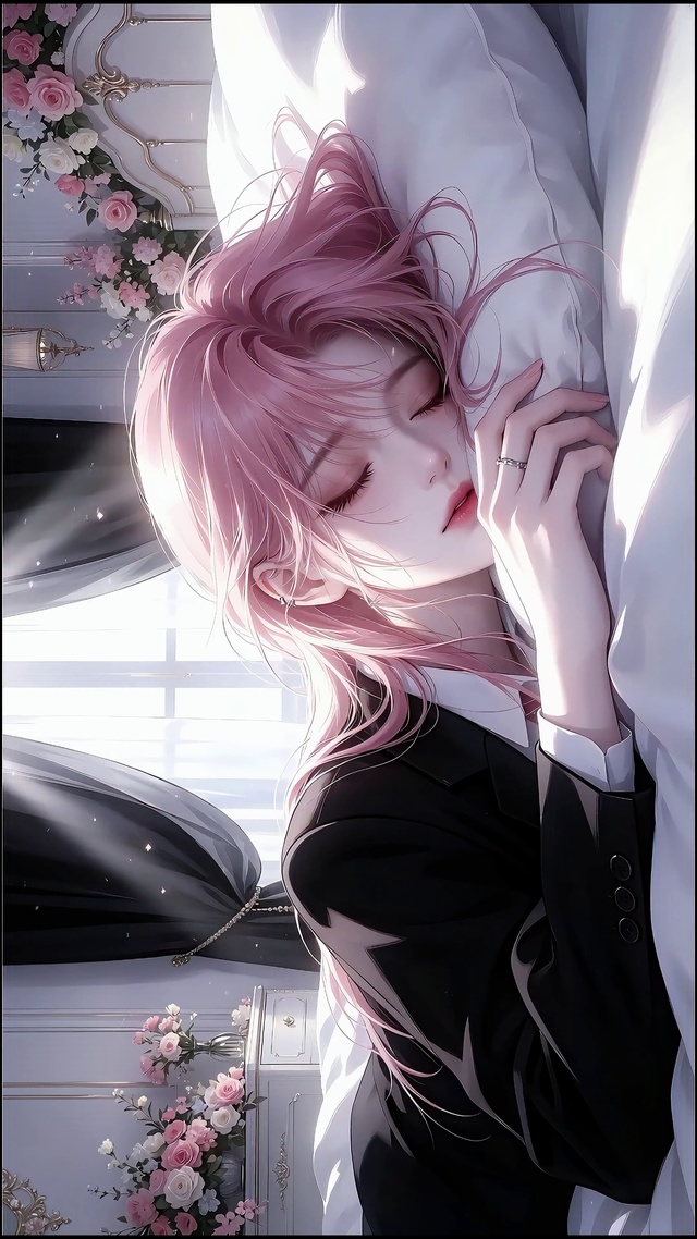 微醺禁欲西装少女