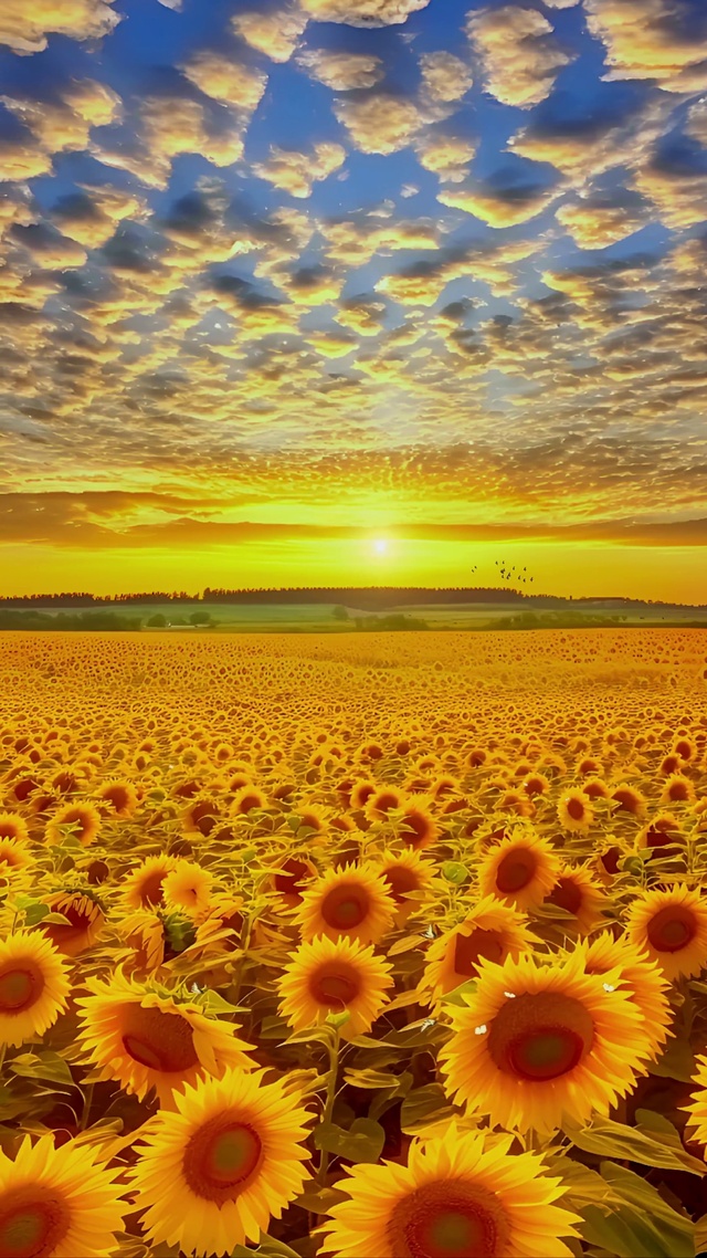 唯美向日葵花海