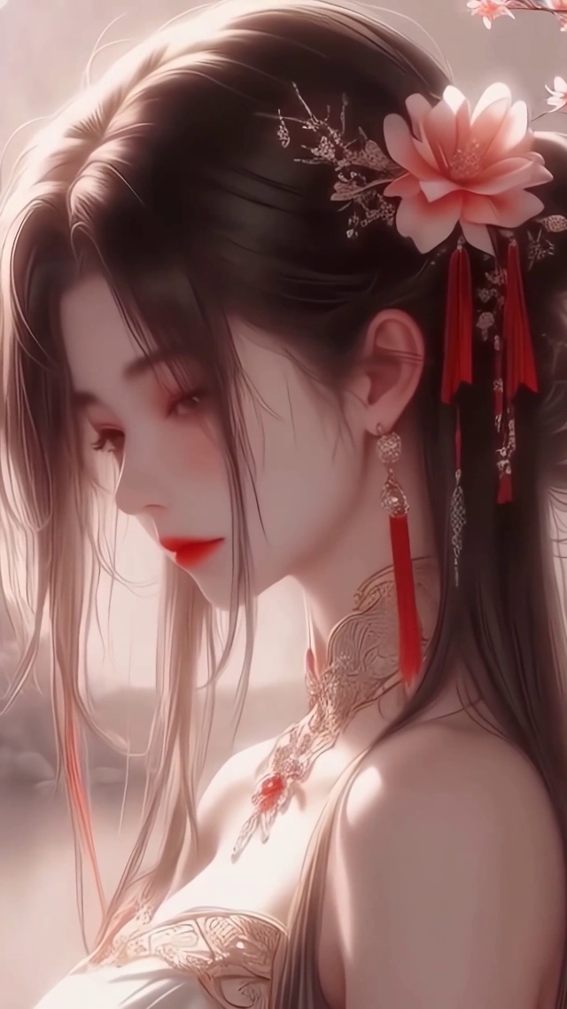 国风侧颜美女