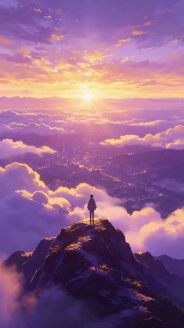 晚霞美景