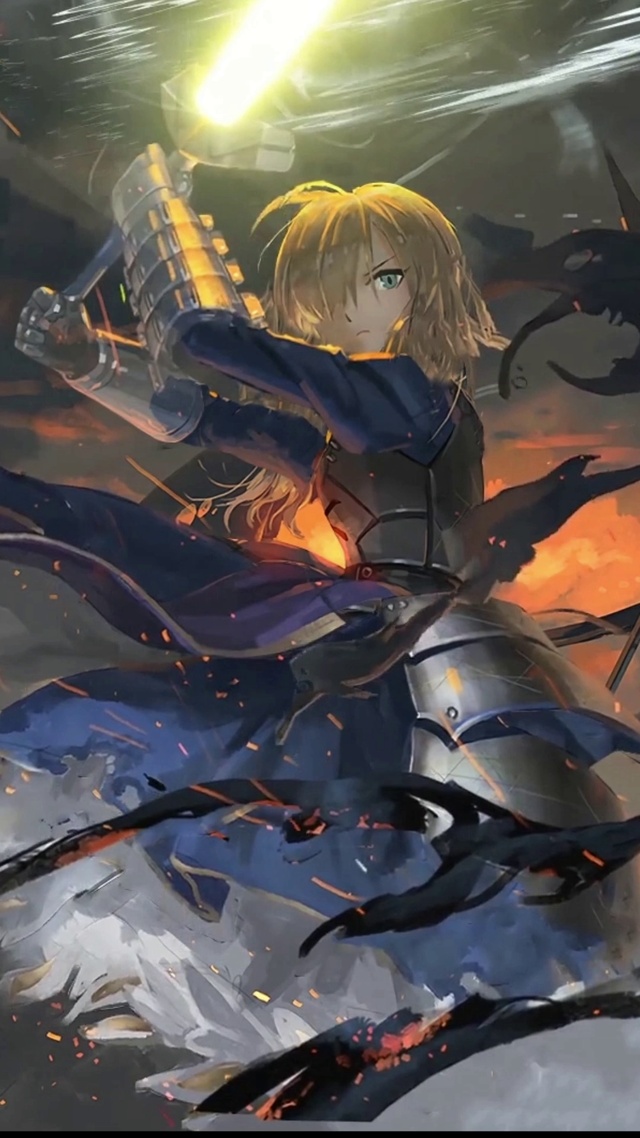 fate命运之夜saber战斗