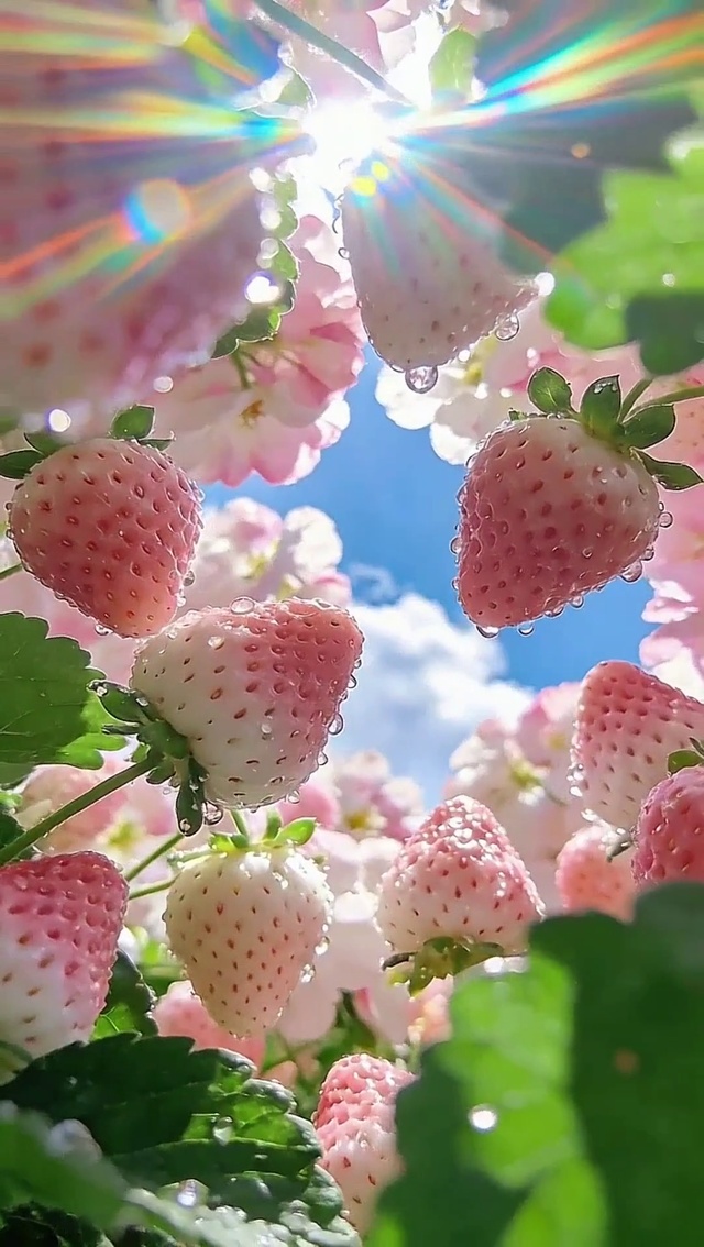 莓落花间