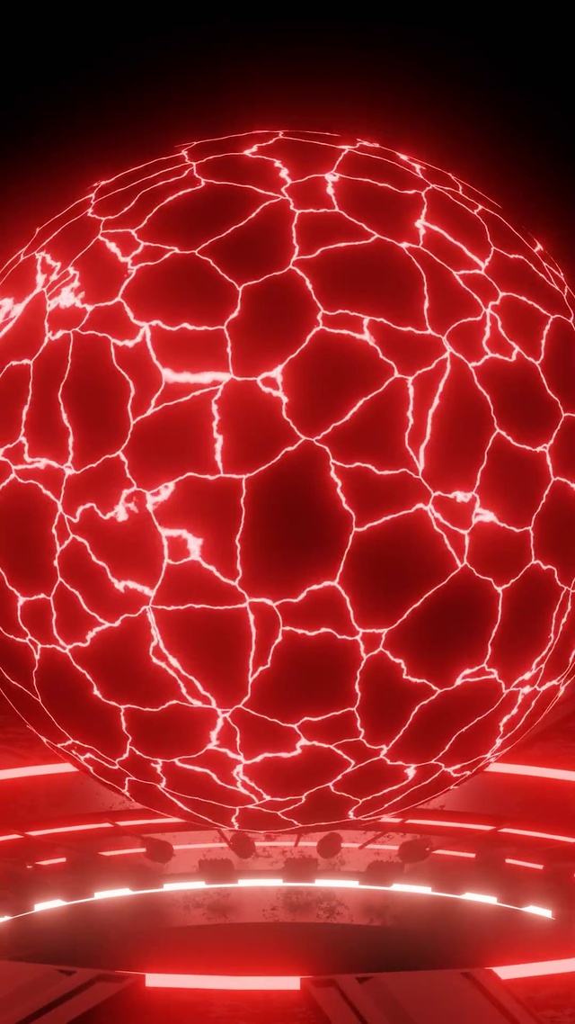 3D红色能量球(双端)