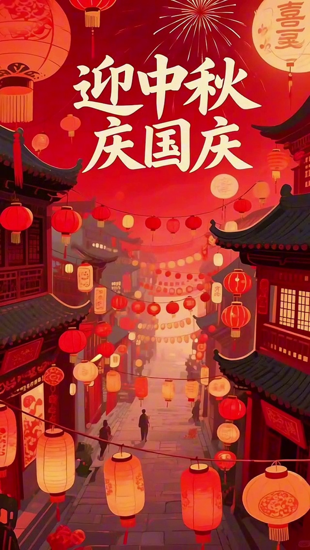 迎中秋庆国庆