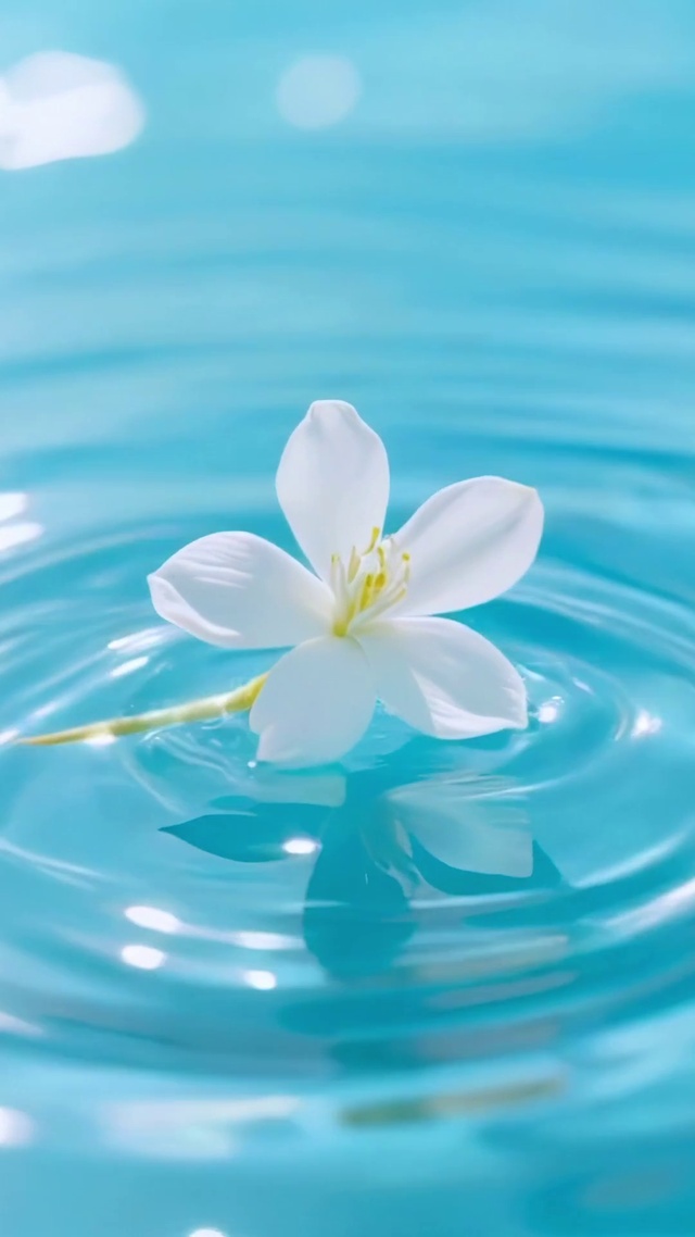 清新夏日小百花